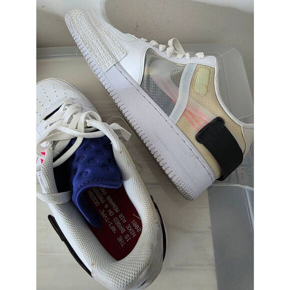 Nike Air Force 1 Low Drop Type 'Summit White US 10 - Picture 7 of 11